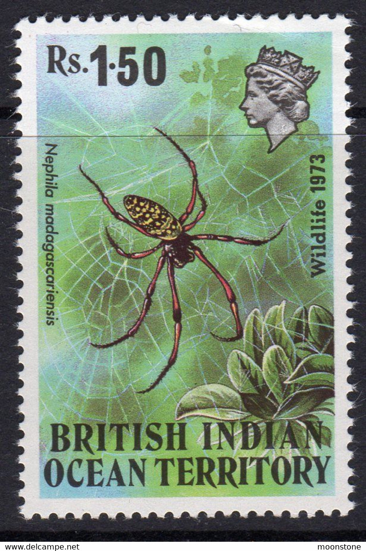 British Indian Ocean Territory BIOT 1973 Wildlife I 1r.50, MNH, SG 55 (A) - Territoire Britannique De L'Océan Indien