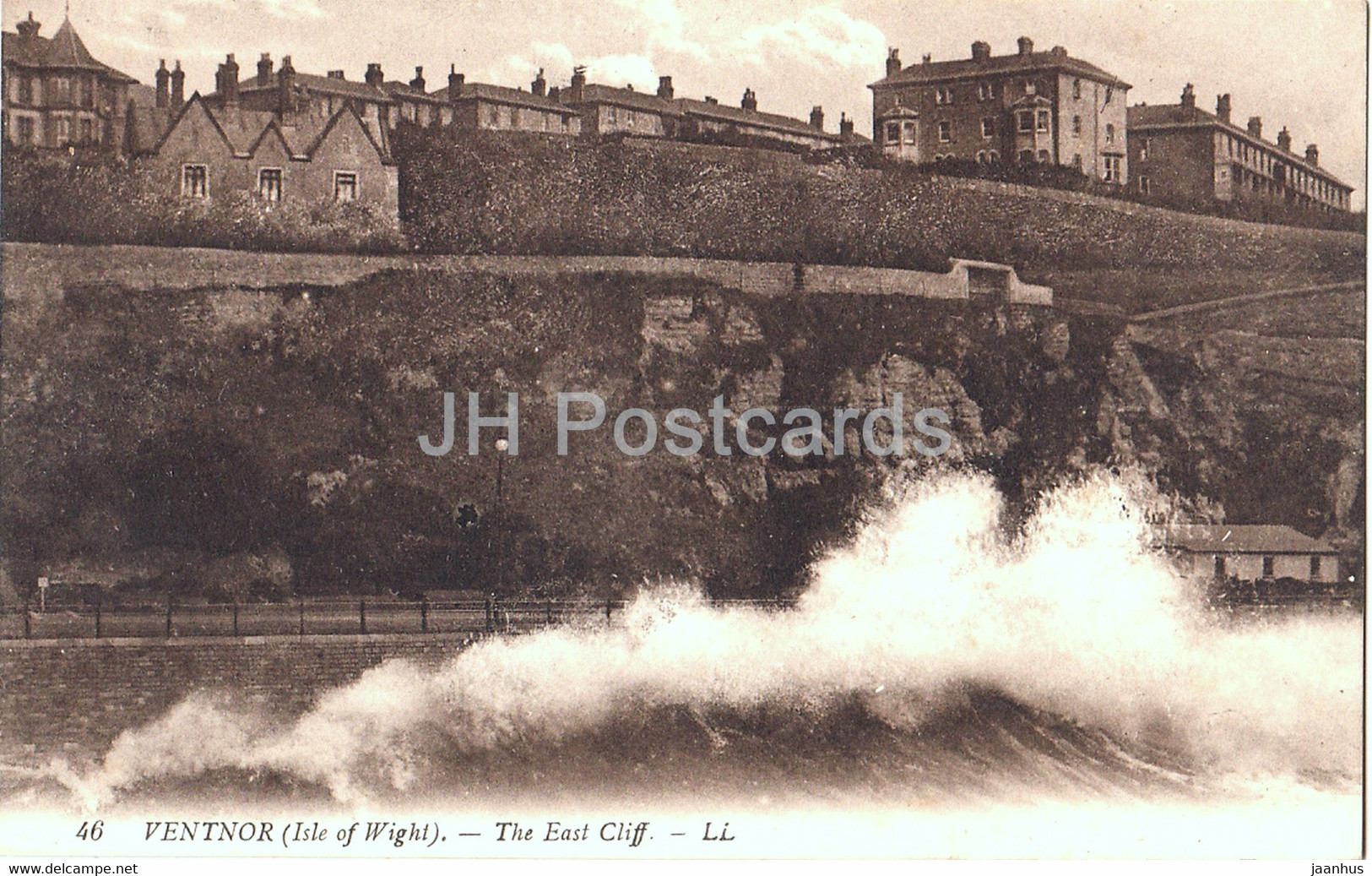 Ventnor - Isle Of Wight - The East Cliff - 46 - Old Postcard - England - United Kingdom - Unused - Ventnor