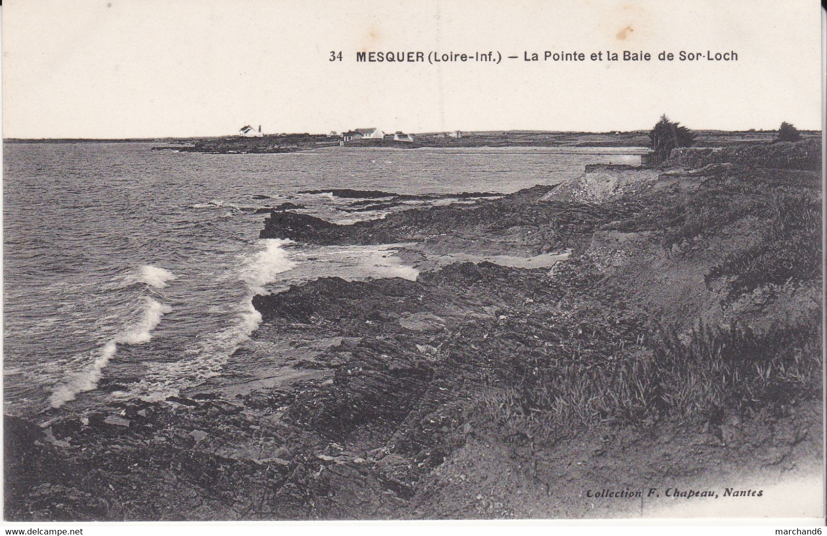 Mesquer La Pointe Et La Baie De Sor Loch éditeur Chapeau N°34 - Mesquer Quimiac