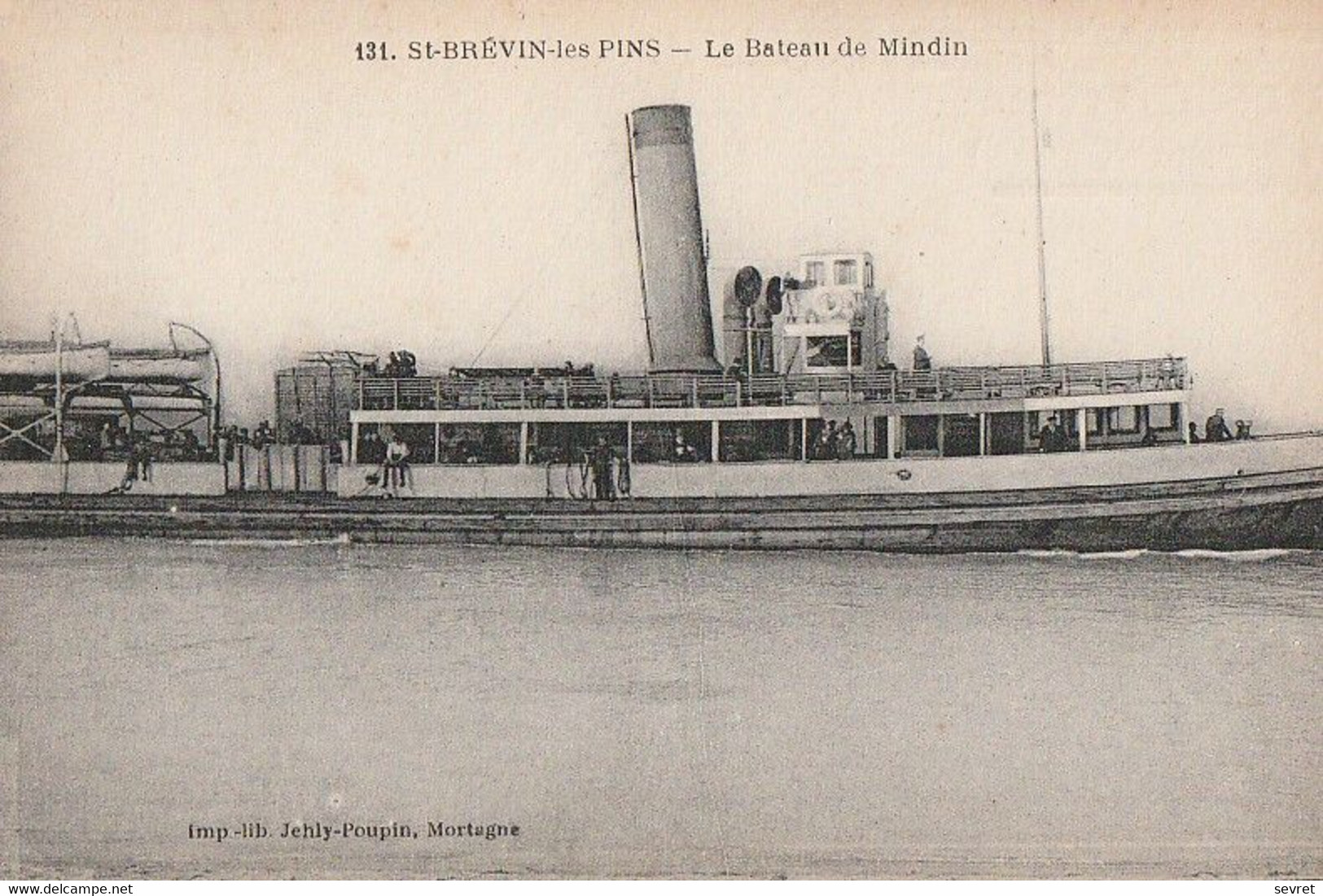 St-BREVIN-les-PINS. - Le Bateau De Mindin. Carte CommercialeGABORIT FRERES. Le BOUPERE (Vendée) - Saint-Brevin-les-Pins