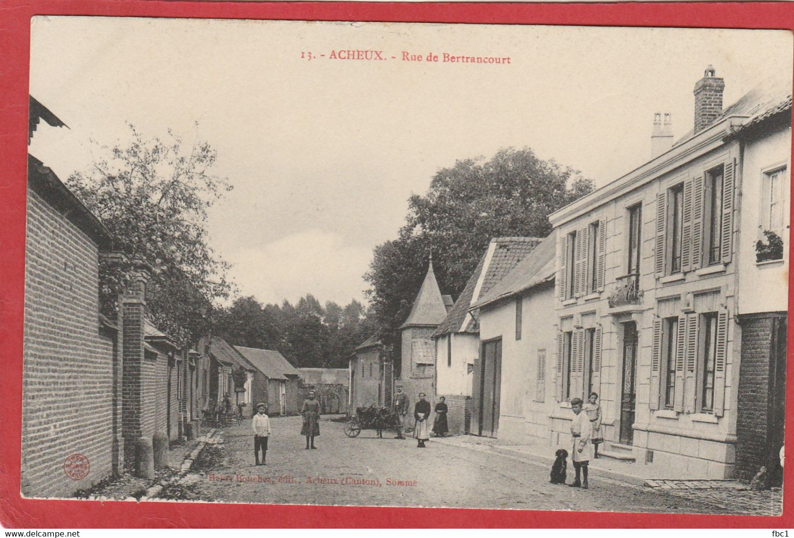 Somme: Acheux - Bas De Bertrancourt - Acheux En Amienois