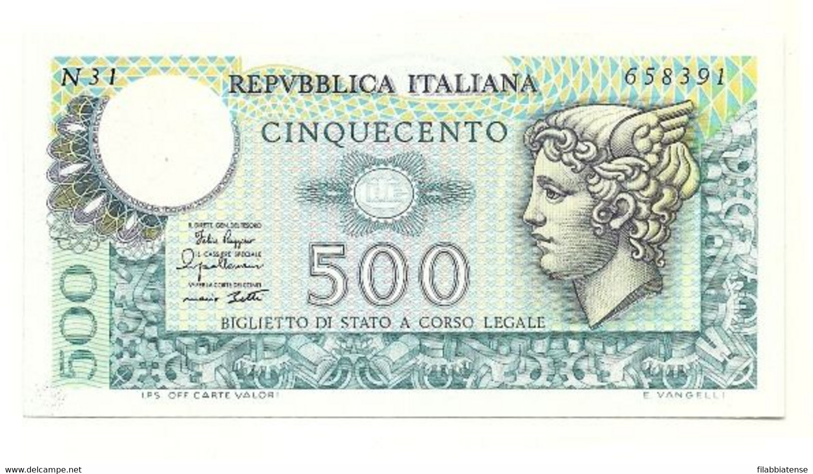 Italia - 500 Lire 1979 Mercurio    ---- - 500 Liras