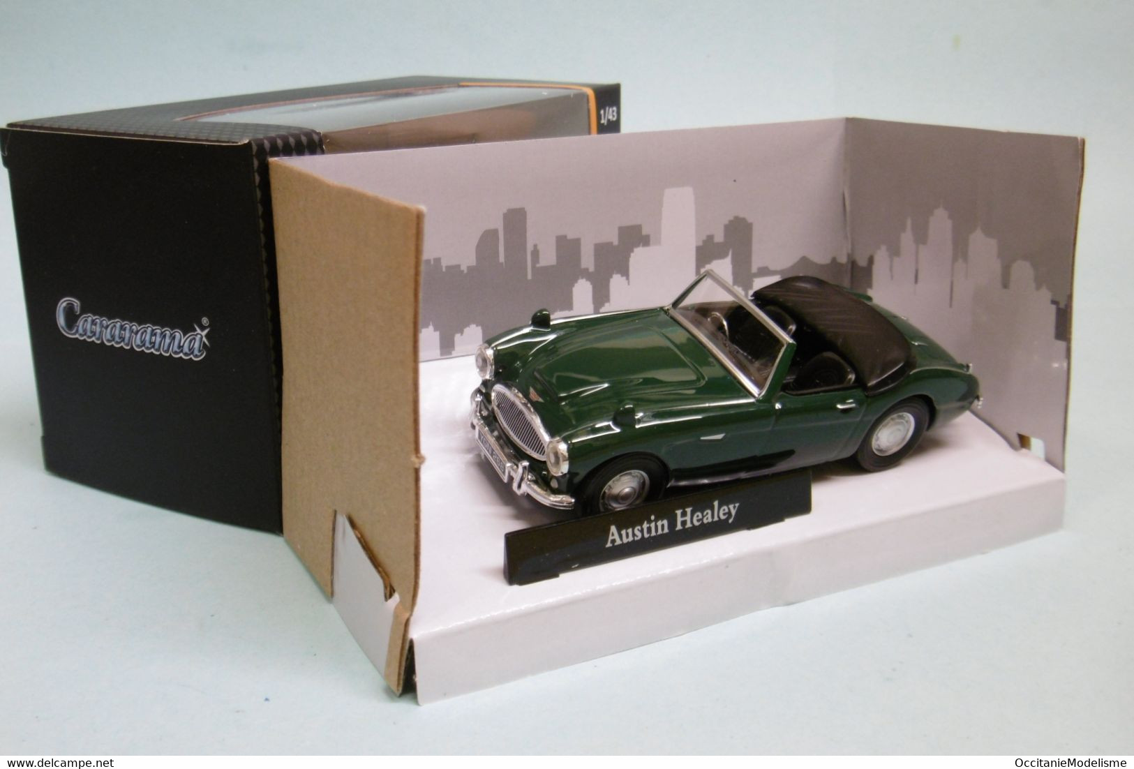 Cararama - AUSTIN HEALEY Cabriolet Vert Neuf NBO 1/43 - Cararama (Oliex)