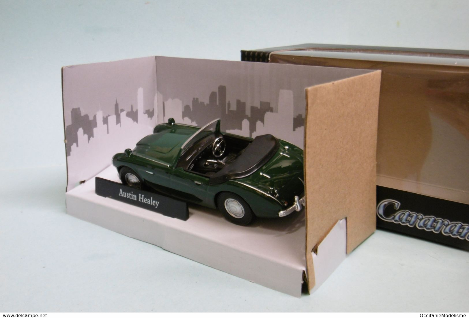 Cararama - AUSTIN HEALEY Cabriolet Vert Neuf NBO 1/43 - Cararama (Oliex)