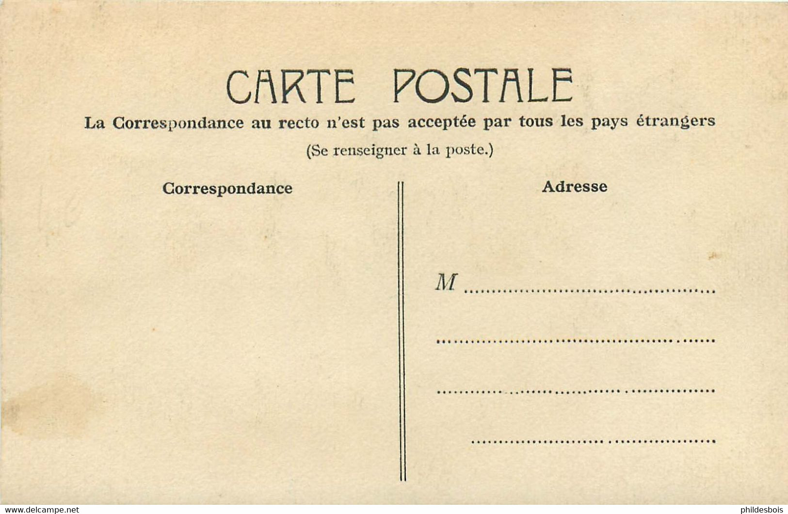 CARTE POSTALE  Timbres Collés - Francobolli (rappresentazioni)