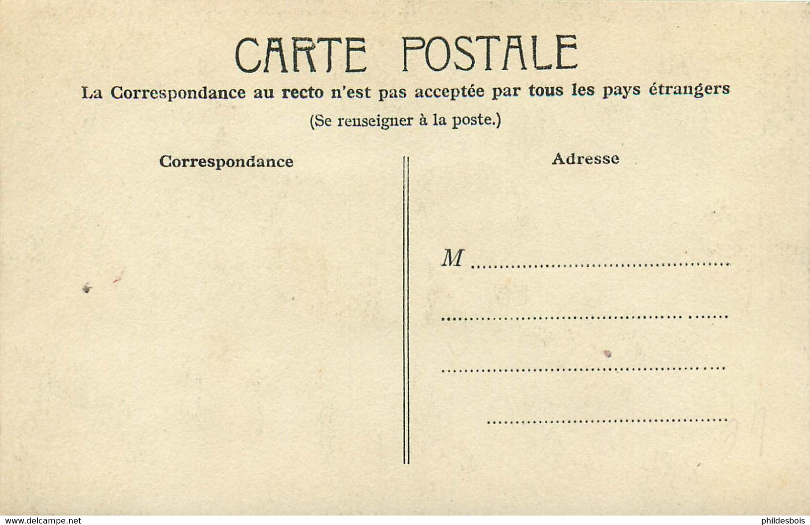 CARTE POSTALE  Timbres Collés - Timbres (représentations)