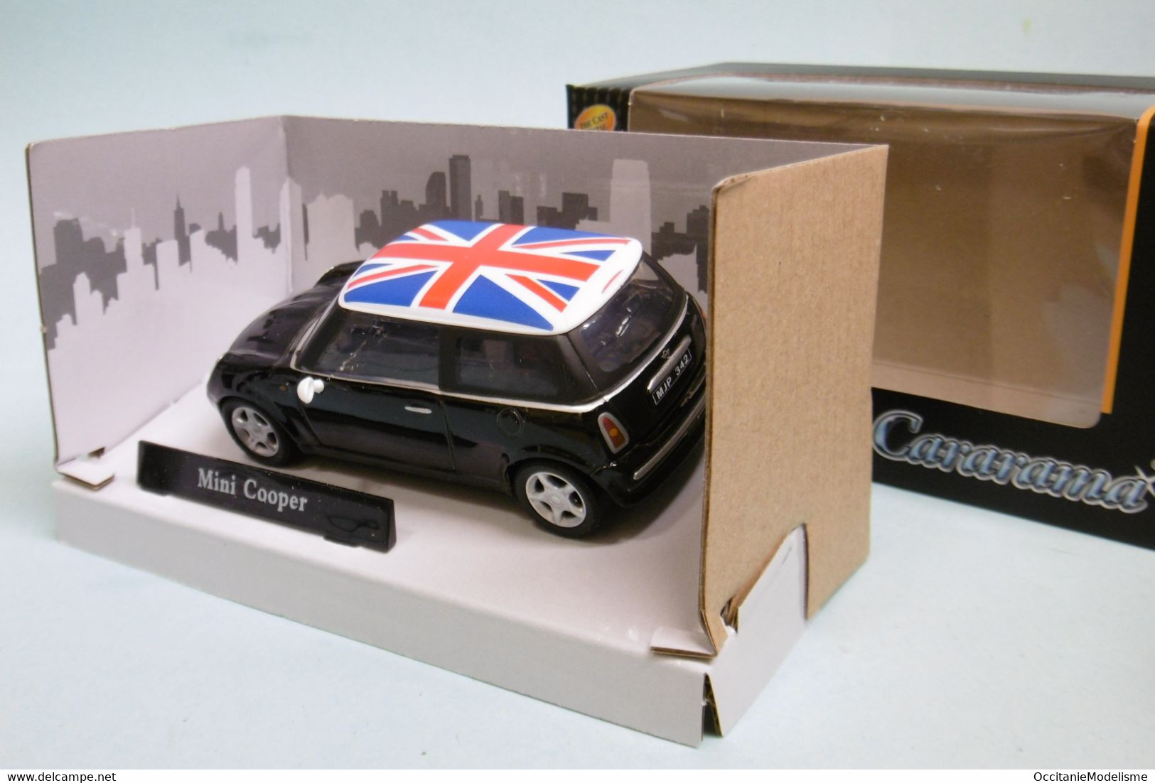 Cararama - MINI COOPER Union Jack Noir Neuf NBO 1/43 - Cararama (Oliex)