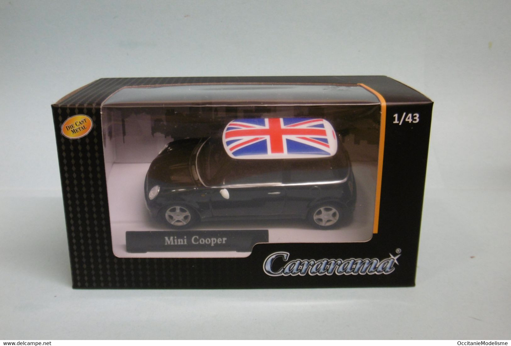 Cararama - MINI COOPER Union Jack Noir Neuf NBO 1/43 - Cararama (Oliex)