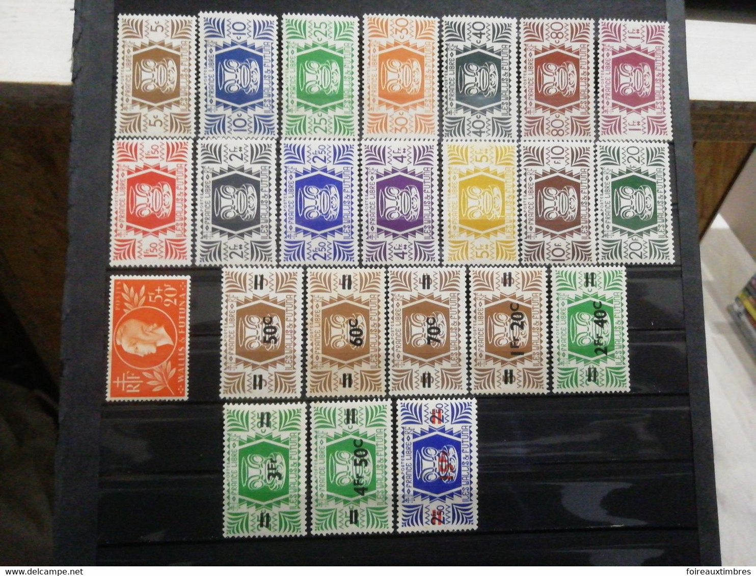 Wallis-et-Futuna - N°133 A 155 - Neuf * - Andere & Zonder Classificatie