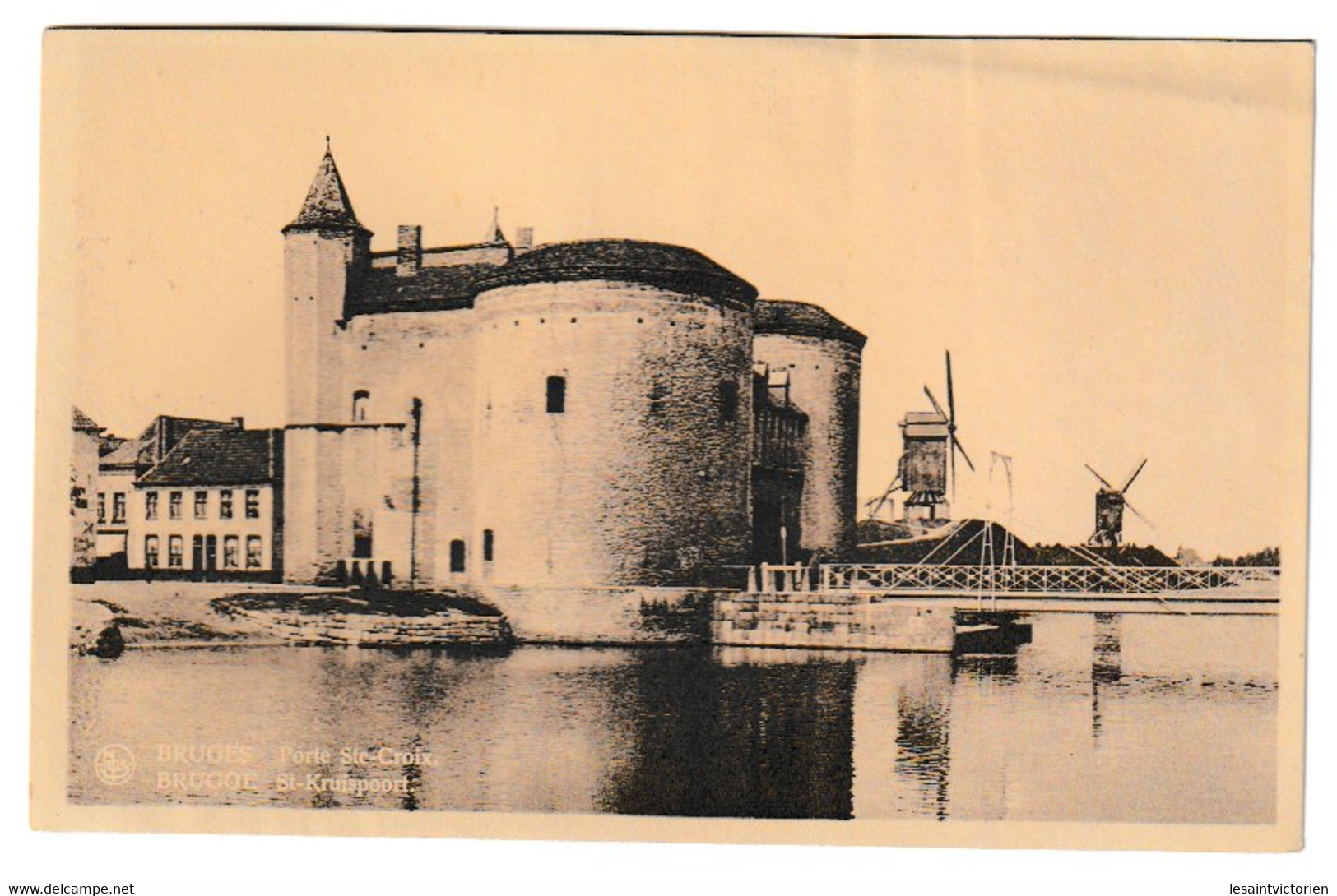 BRUGGE BRUGES PORTE STE CROIX STE KRUISPOORT MOULIN A VENT - Brugge