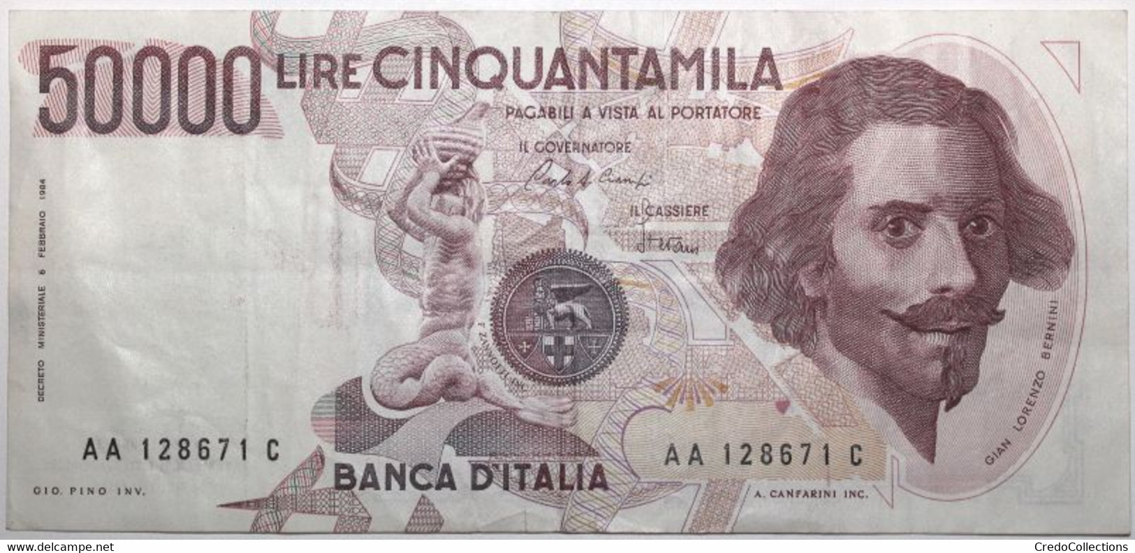 Italie - 50000 Lire - 1984 - PICK 113a - TTB+ - 50000 Liras