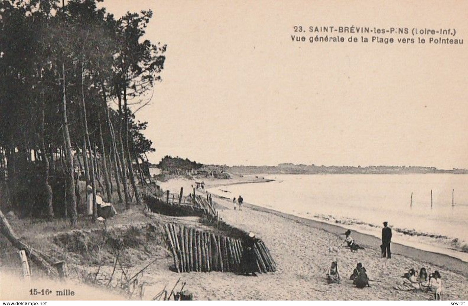 SAINT-BREVIN-les-PINS. - Vue Générale De La Plage Vers Le Pointeau - Saint-Brevin-les-Pins