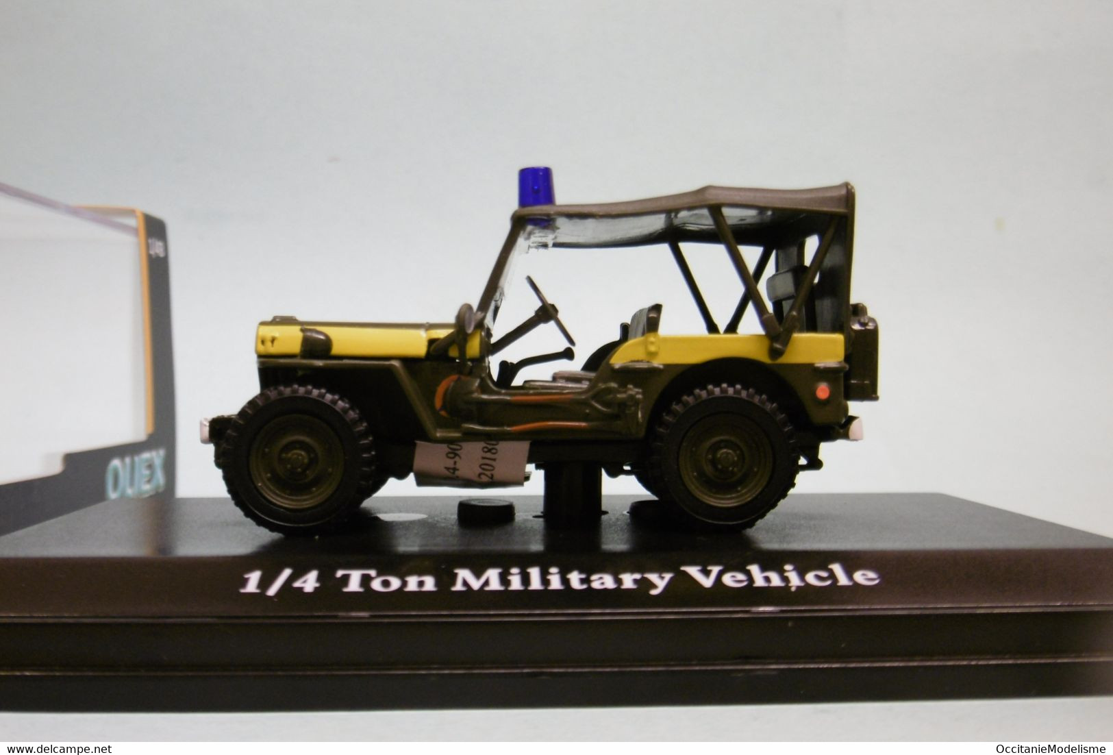 Cararama / Oliex -  JEEP SECURITE CIVILE 1/4 Ton Military Neuf NBO 1/43 - Cararama (Oliex)