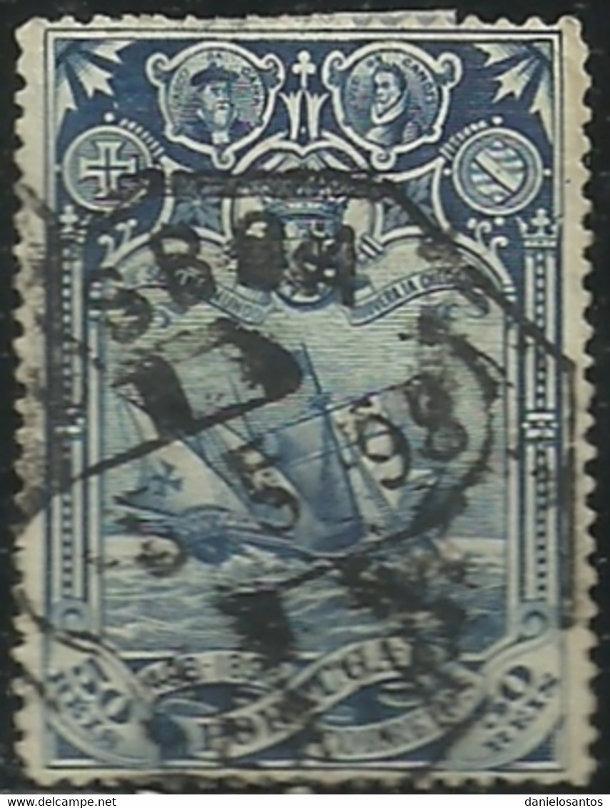 Portugal 1898 Vasco Da Gama 4º Cent Descoberta Caminho Maritimo Para A India Cancel - Other & Unclassified