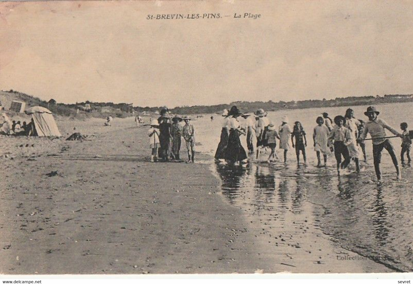 St-BREVIN-les-PINS. - La Plage . Belle Animation. Cliché RARE - Saint-Brevin-les-Pins