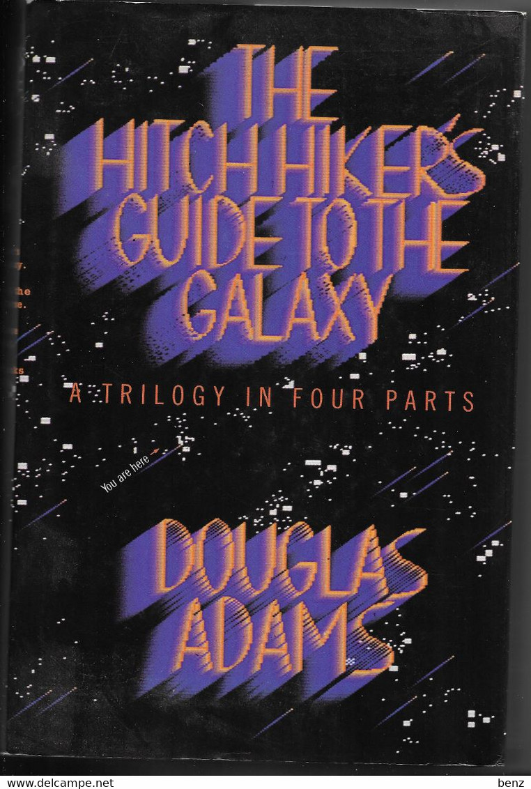 DOUGLAS ADAMS THE HITCH HICKER'S GUIDE OF THE GALAXY TB ETAT 4 HISTOIRES  LONDRES 1986- 590 Pages - Entertainment