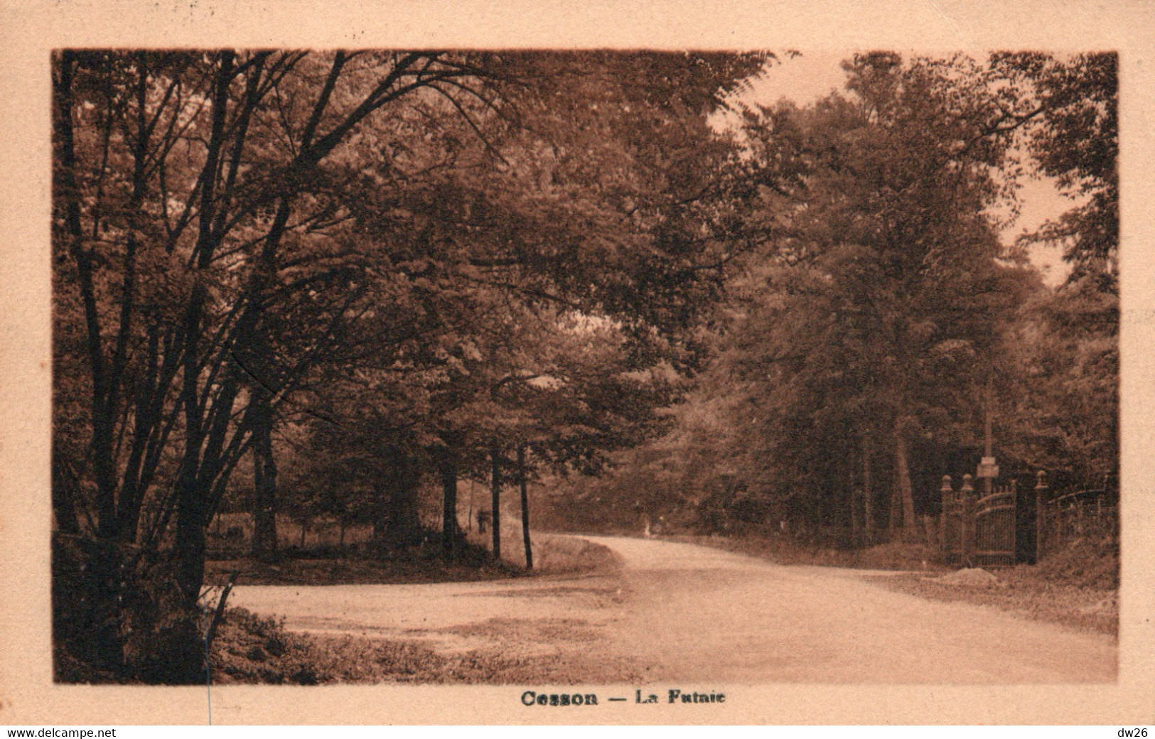 Cesson (Seine Et Marne) La Futaie (Forêt De Bréviande) Edition Lambert - Carte Sépia De 1931 - Cesson