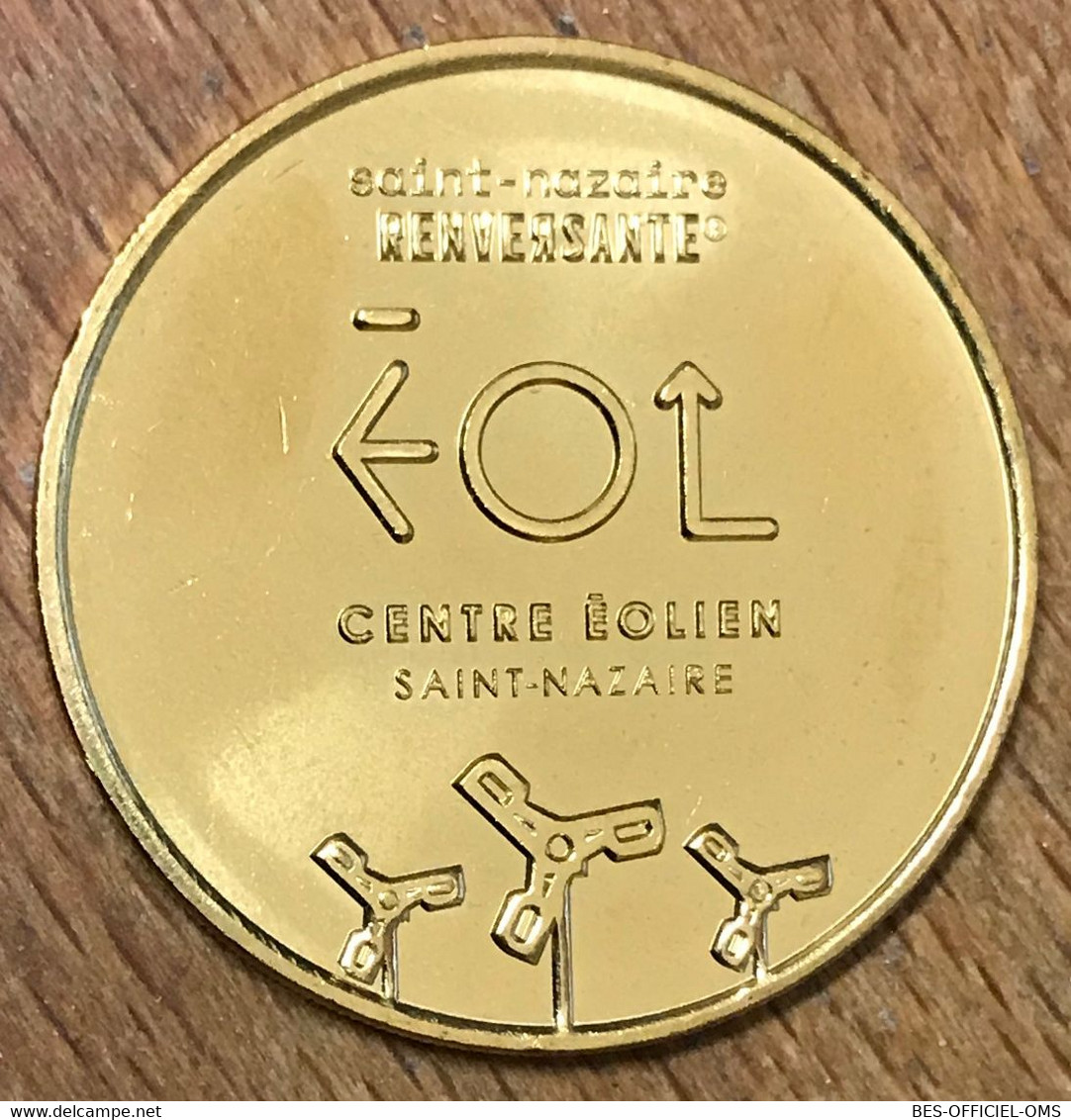 44 SAINT-NAZAIRE RENVERSENTE CENTRE ÉOLIEN MDP 2019 MEDAILLE SOUVENIR MONNAIE DE PARIS JETON TOURISTIQUE MEDALS TOKENS - 2019