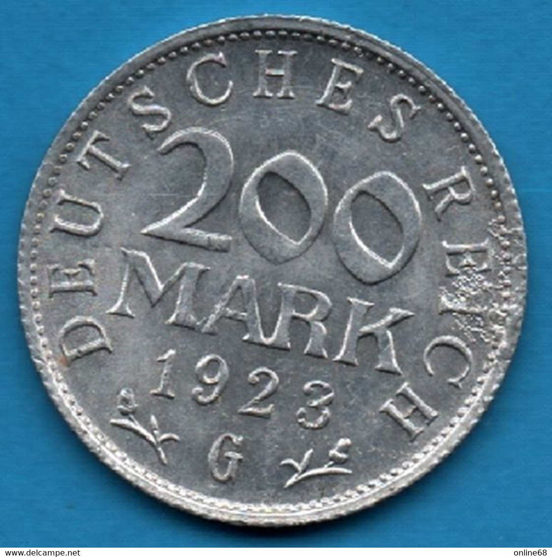 DEUTSCHES REICH 200 MARK 1923 G KM# 35 - 200 & 500 Mark