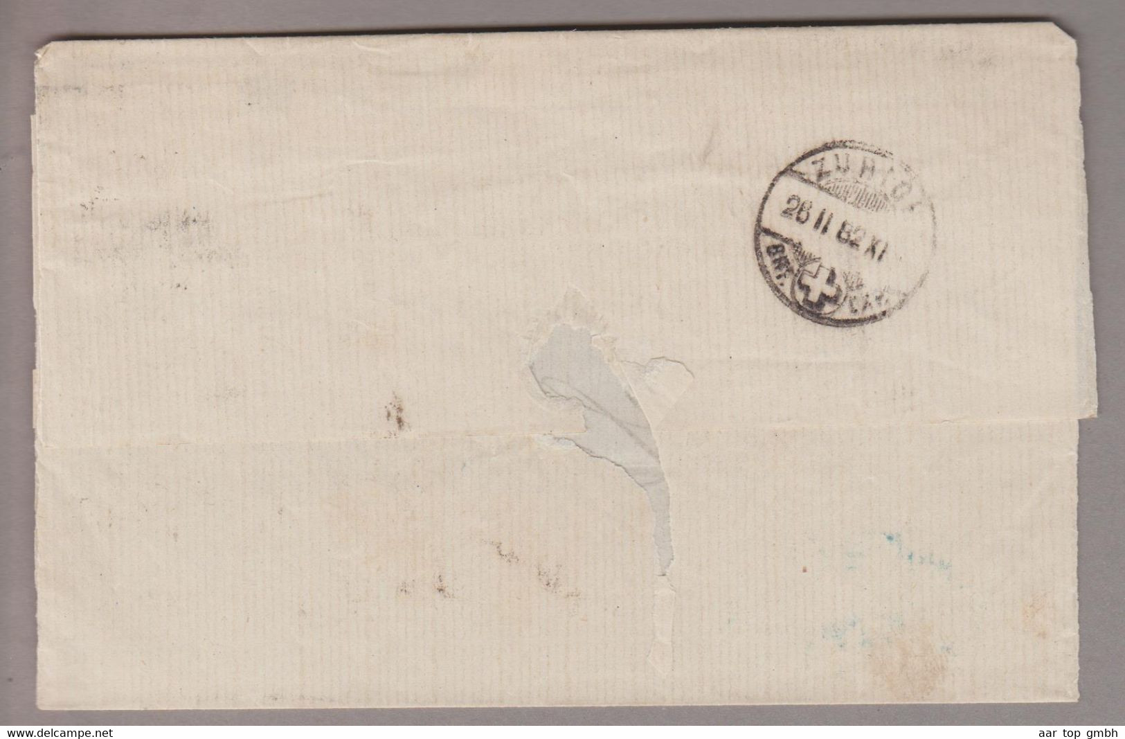 Grossbritannien Heimat Mark-Lane E.C. 1882-02-02 Streifband Nach Zürich Mit 2.5 Penny P 23 - Covers & Documents