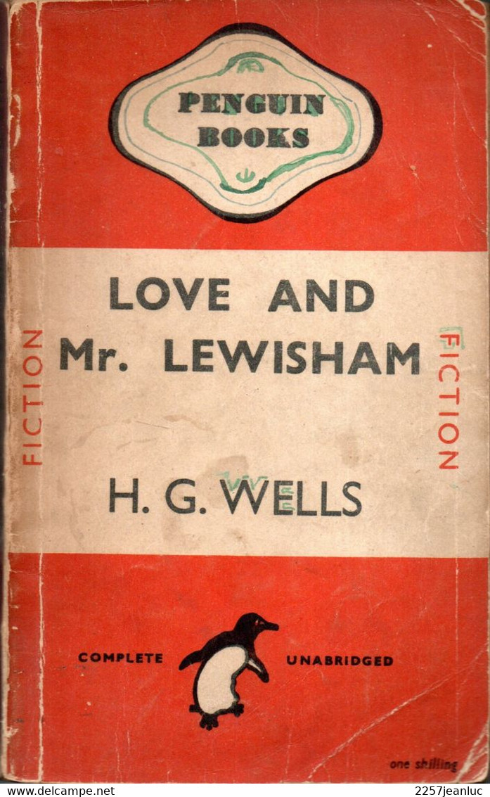 Love And Mr. Lewisham H.G.Wells   Edition 1946 - Autres & Non Classés