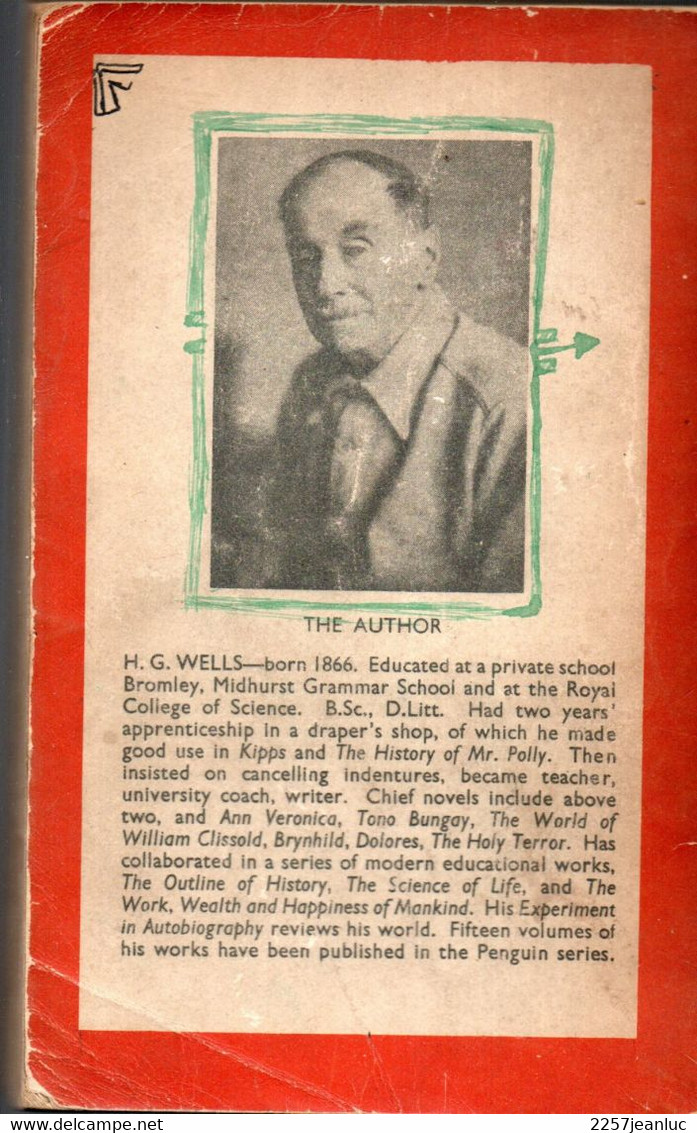 Love And Mr. Lewisham H.G.Wells   Edition 1946 - Autres & Non Classés