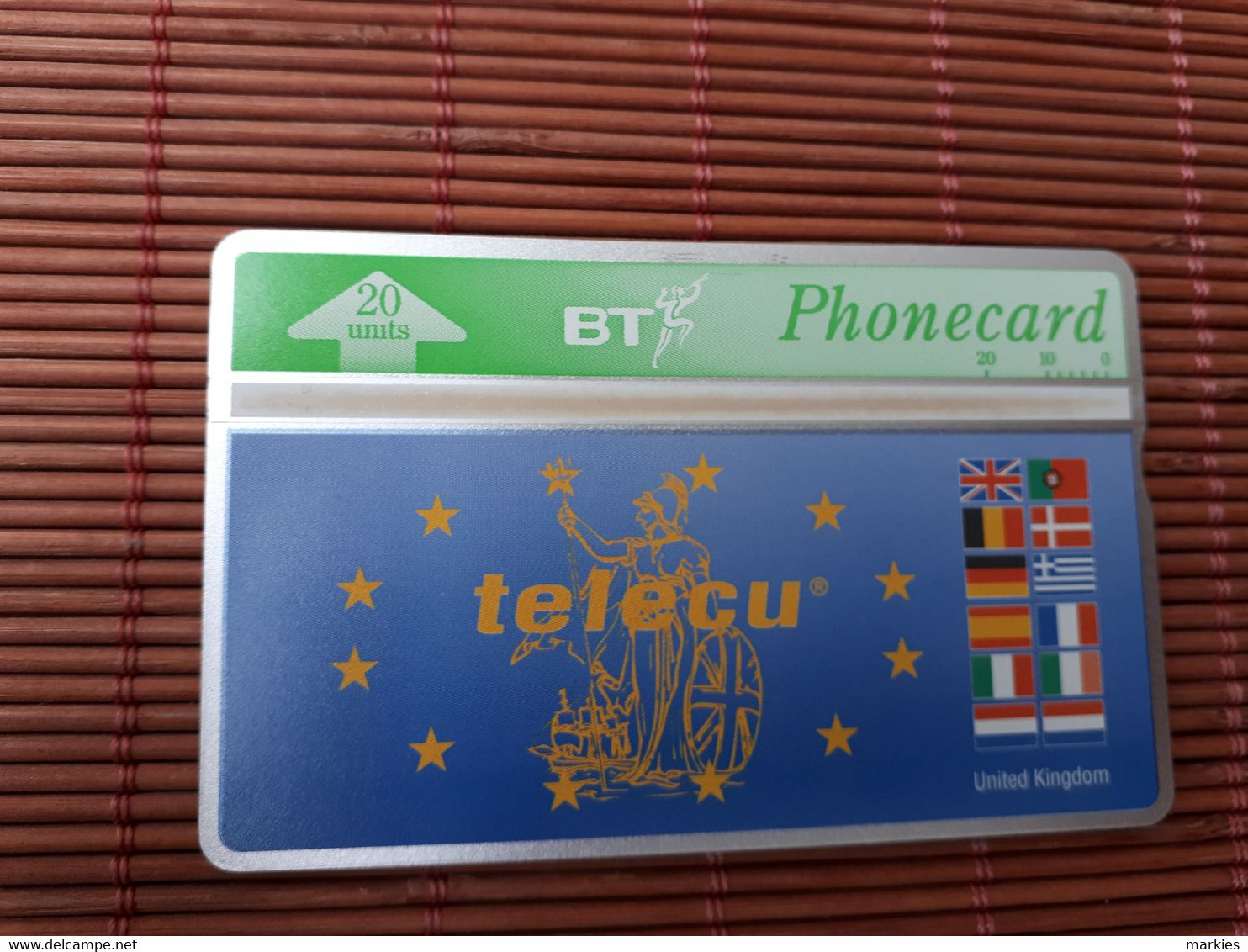 Phonecard Telecu 449 A (Mint,New) Rare - BT Übersee