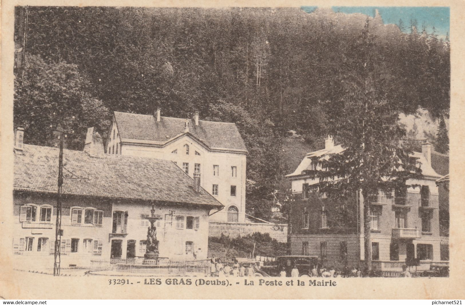 LES GRAS (Doubs) - La Poste Et La Mairie.CPSM édition CLB. N° 33291. - Other & Unclassified