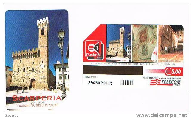 TELECOM ITALIA - C. & C. F4267 -  2006 BORGHI D' ITALIA: SCARPERIA     -  USATA - Pubbliche Speciali O Commemorative