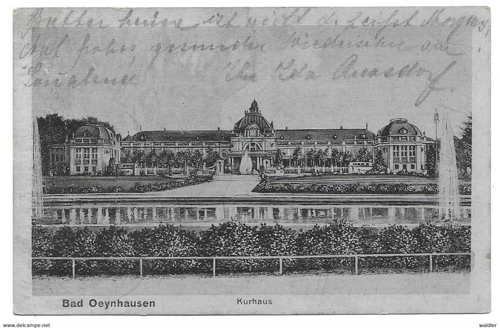 4970  BAD OEYNHAUSEN, KURHAUS  ~ 1920 - Bad Oeynhausen