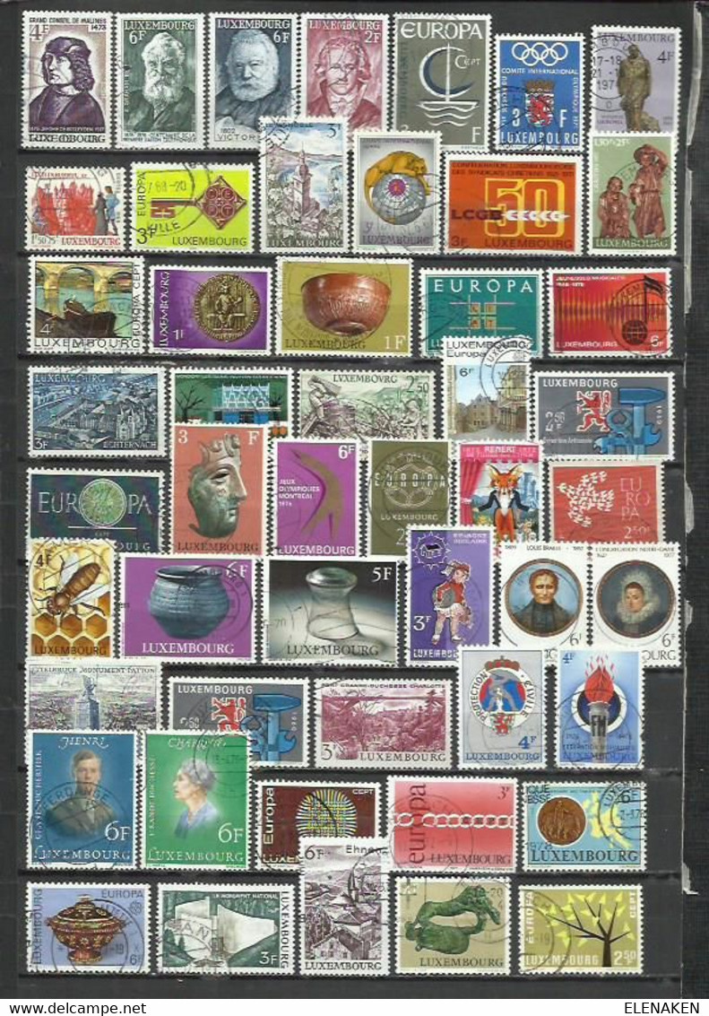 R407-SELLOS LUXEMBURGO SIN TASAR,BUENOS VALORES,VEAN ,FOTO REAL.LUXEMBOURG STAMPS WITHOUT TASAR, GOOD VALUES, SEE, REAL - Collections