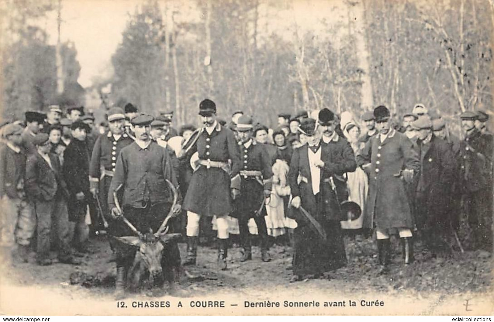 Rambouillet      78     Chasse A Courre. Equipage Bonnelles Duchesse D'Uzès. Dernière Sortie Avant La Curée  (voir Scan) - Rambouillet