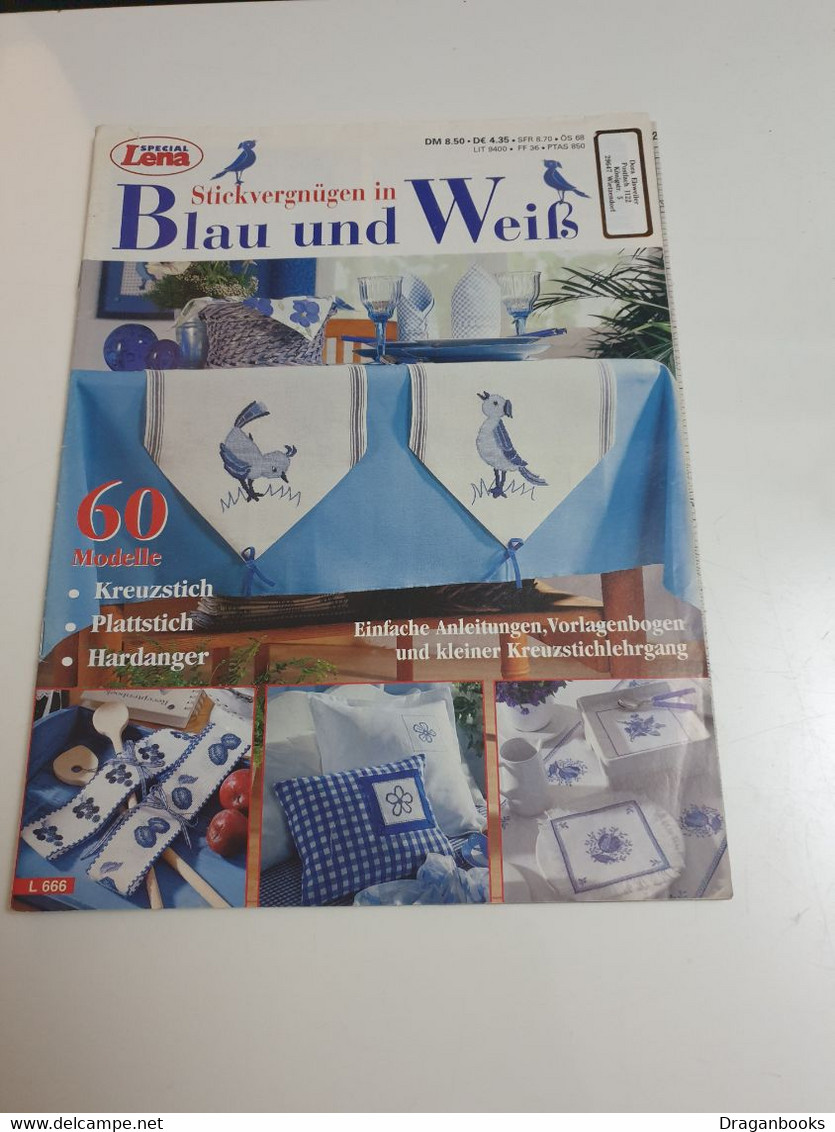 Stickvergnügen In Blau Und Weiss - Loisirs & Collections