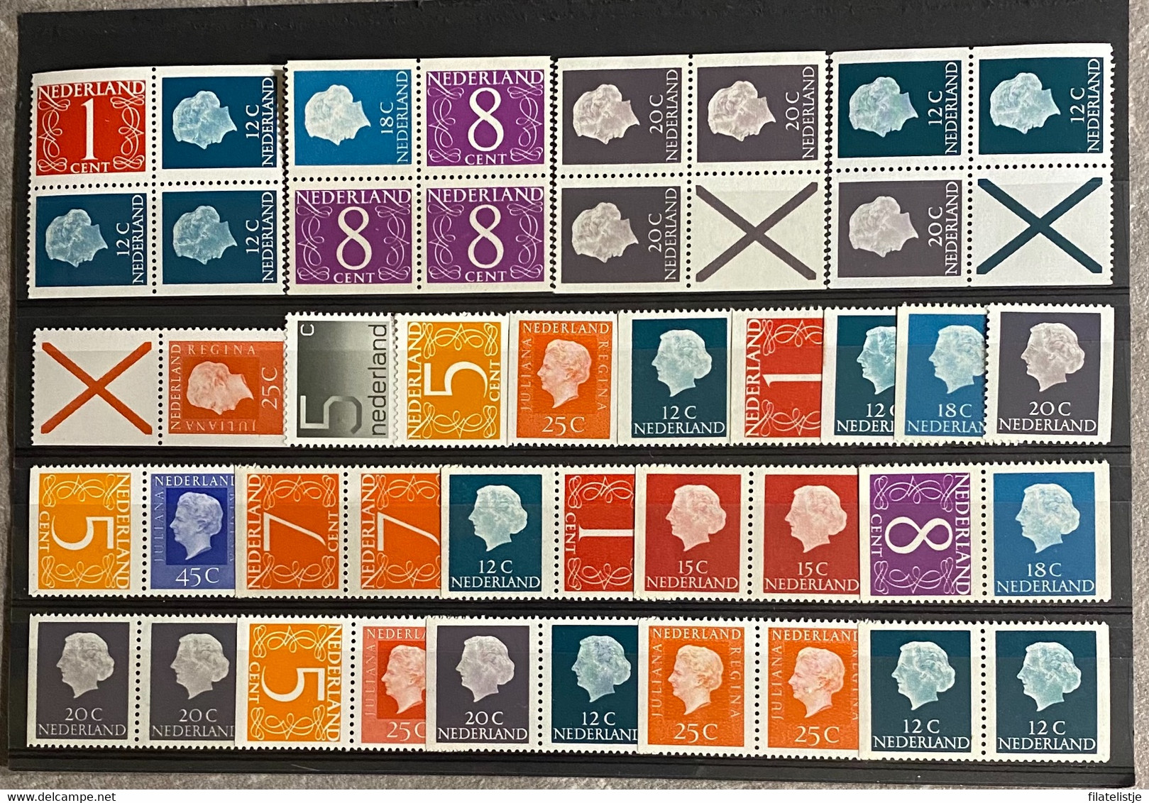 Restantje Nederland Postfris MNH*** Rolzegels En Uit Boekjes - Collections