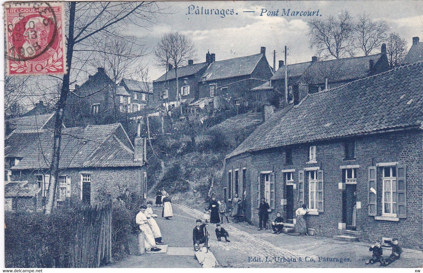 BELGIQUE - HAINAUT - COLFONTAINE - PATURAGES - Pont Marcourt - Colfontaine