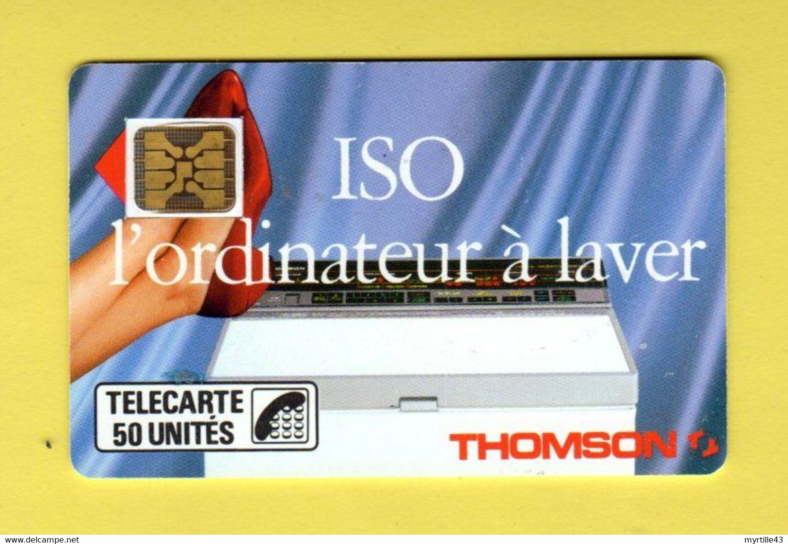 F46Bbis 640 - Iso Thomson 50 Unités - Sc4on - Verso Trait Fin - 6 N° Impact - Cote 70 Euros - TBE - 1989