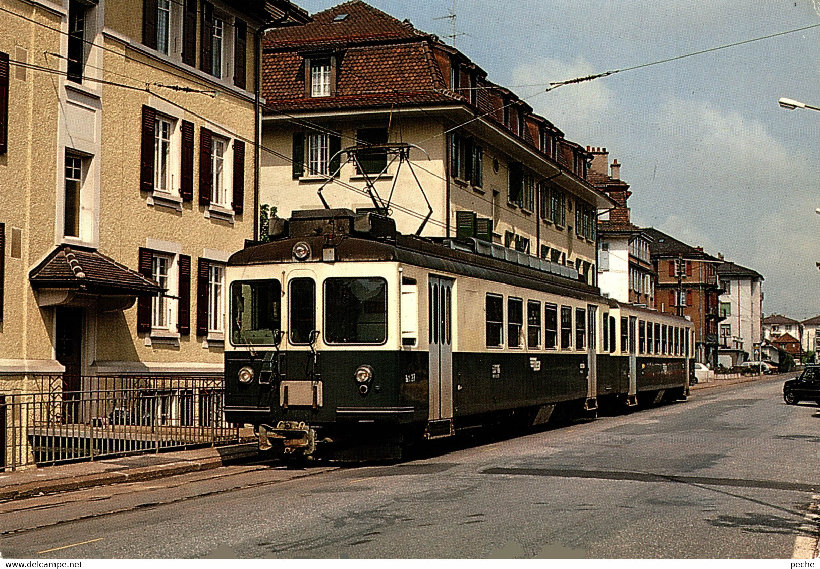 N°9514 R -cpm Chemin De Fer De Lausanne -Echallens -Bercher- - Strassenbahnen