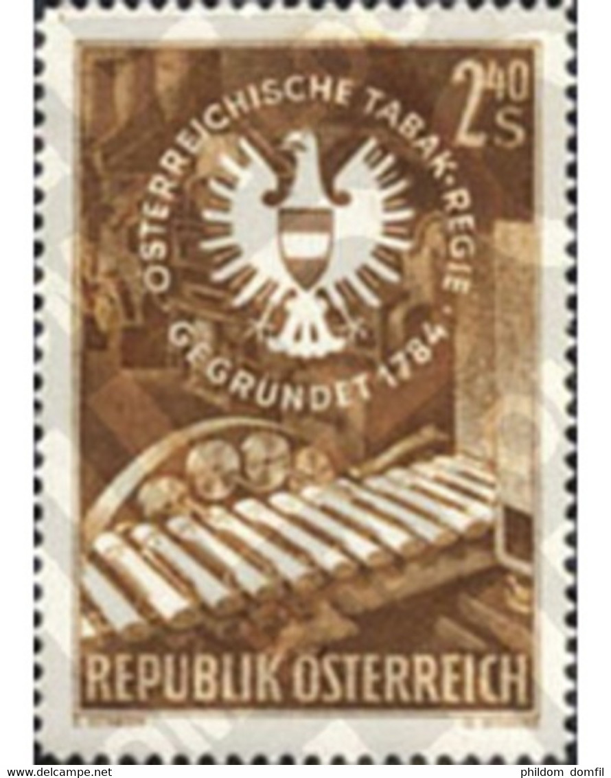 Ref. 119648 * MNH * - AUSTRIA. 1959. 175th ANNIVERSARY OF NATIONAL TOBACCO MONOPOLY . 175 ANIVERSARIO DEL MONOPOLIO DEL - Autres & Non Classés