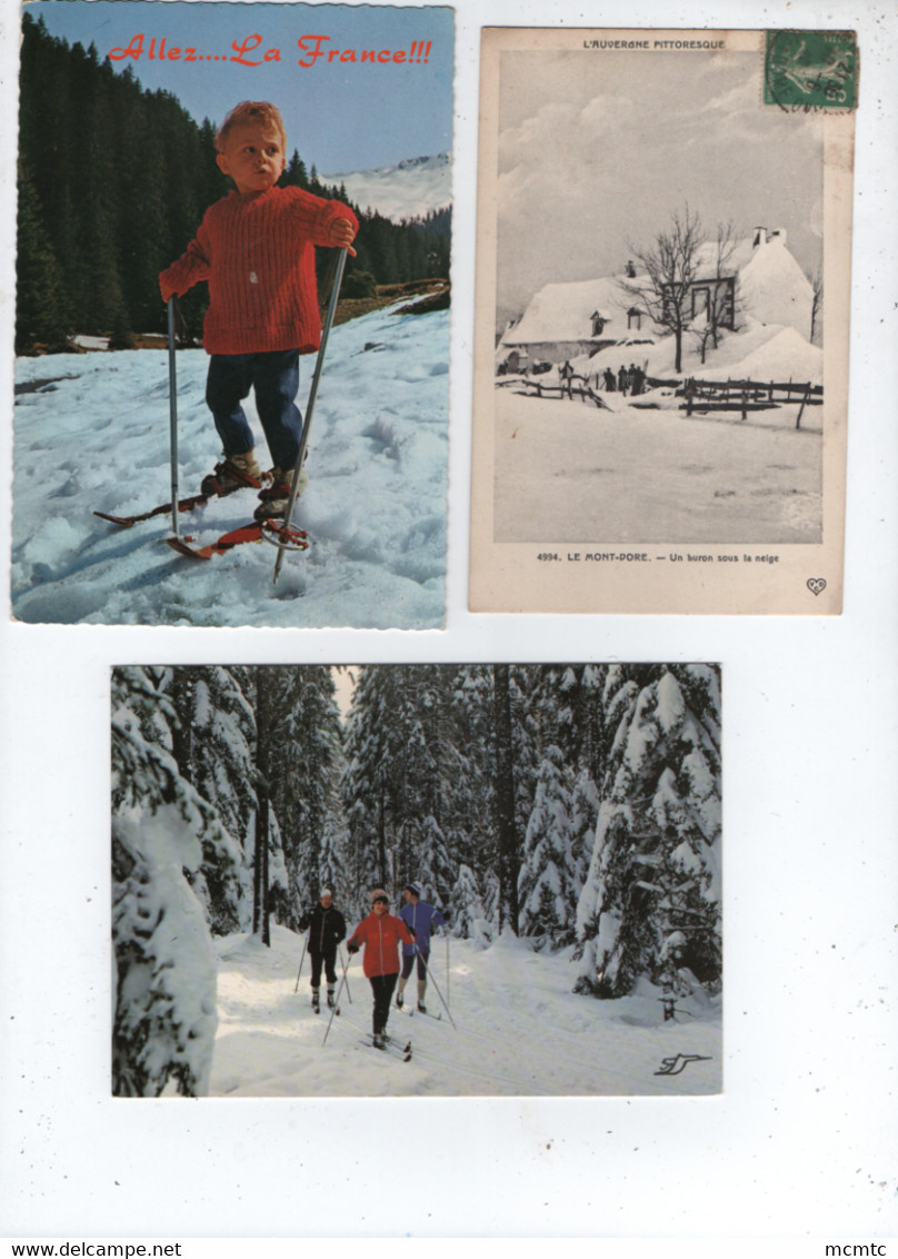 7 Cartes  -  Sport D'Hiver - Ski - Neige - Sport Invernali