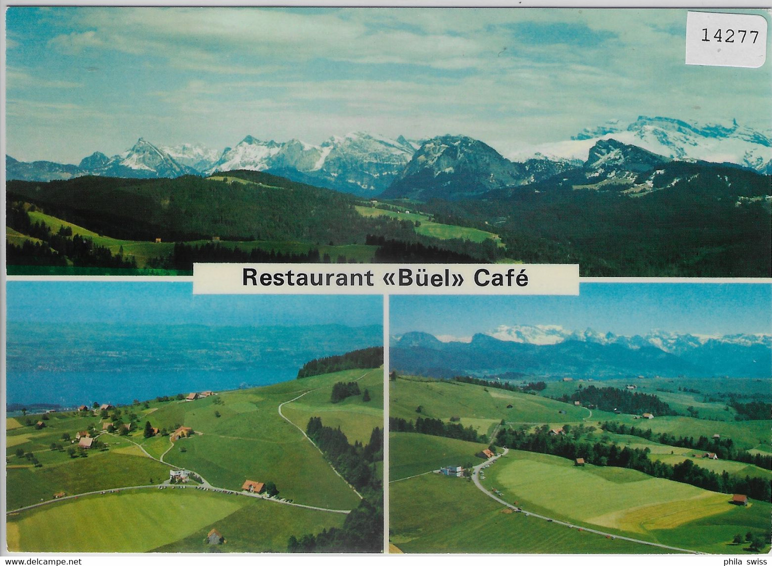 Flugaufnahme Feusisberg Restaurant-Cafe Büel Fliegeraufnahme - Feusisberg