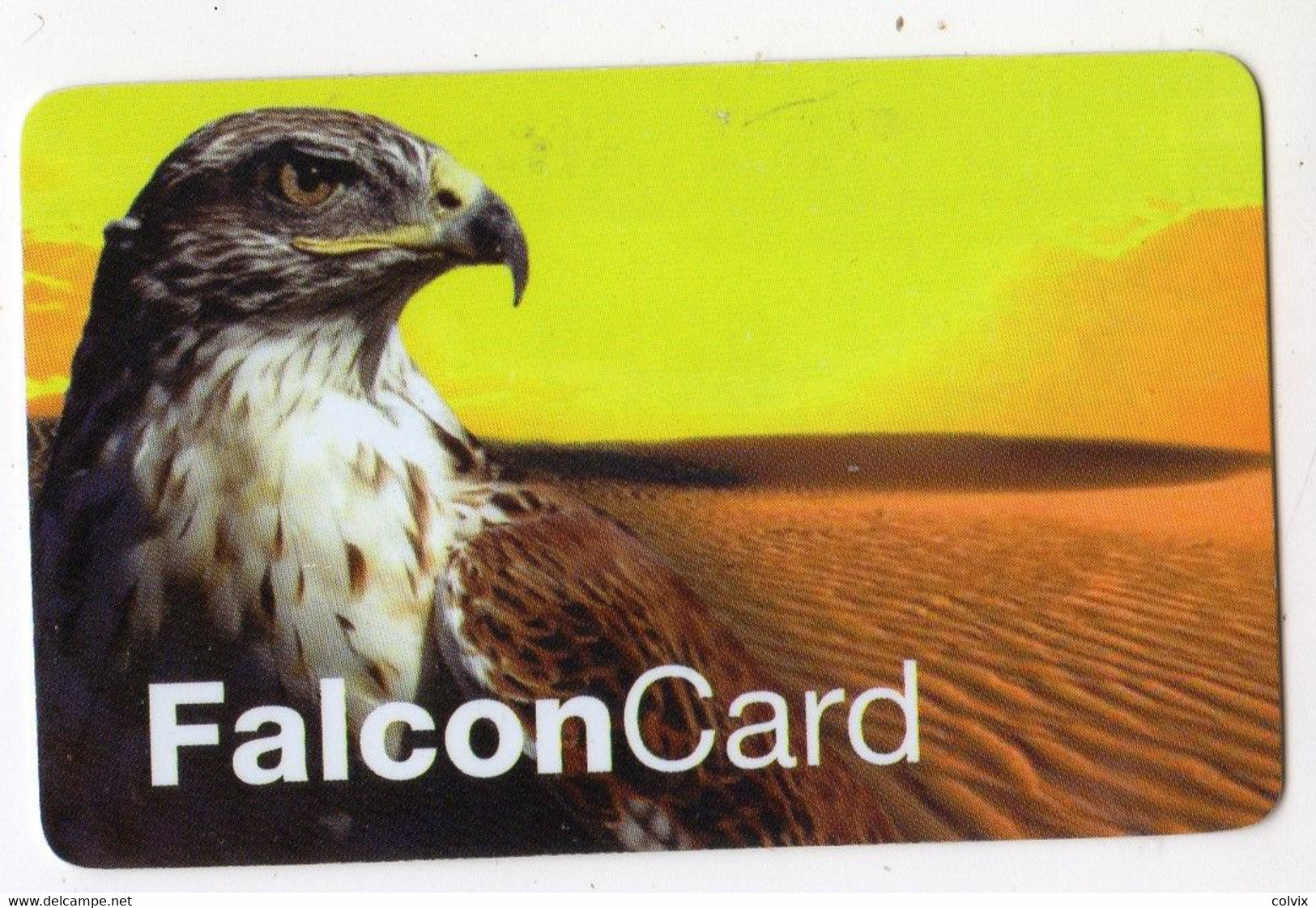 DANEMARK PREPAYEE FALCONCARD 50U FAUCON DATE 2005 - Eagles & Birds Of Prey