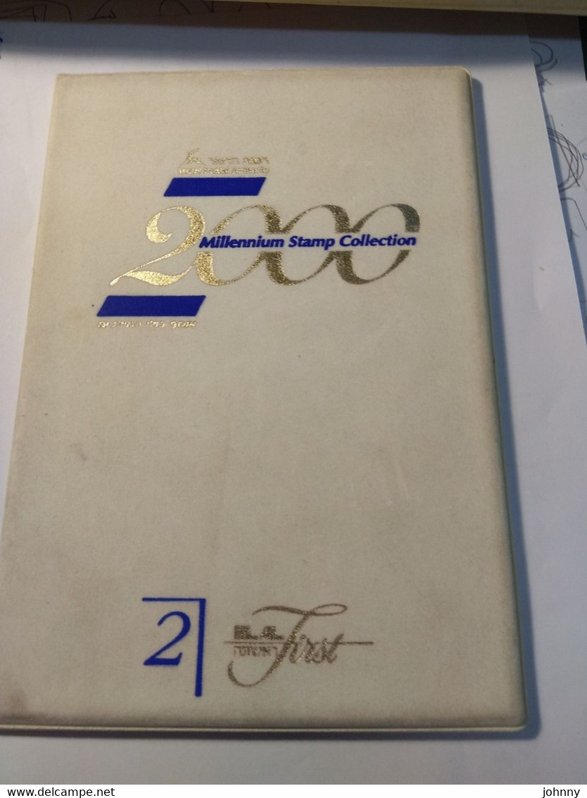 ISRAEL MILLENIUM STAMP COLLECTION BOOKLETS 2,3 A SALUTE TO THE MILLENIUM - Booklets