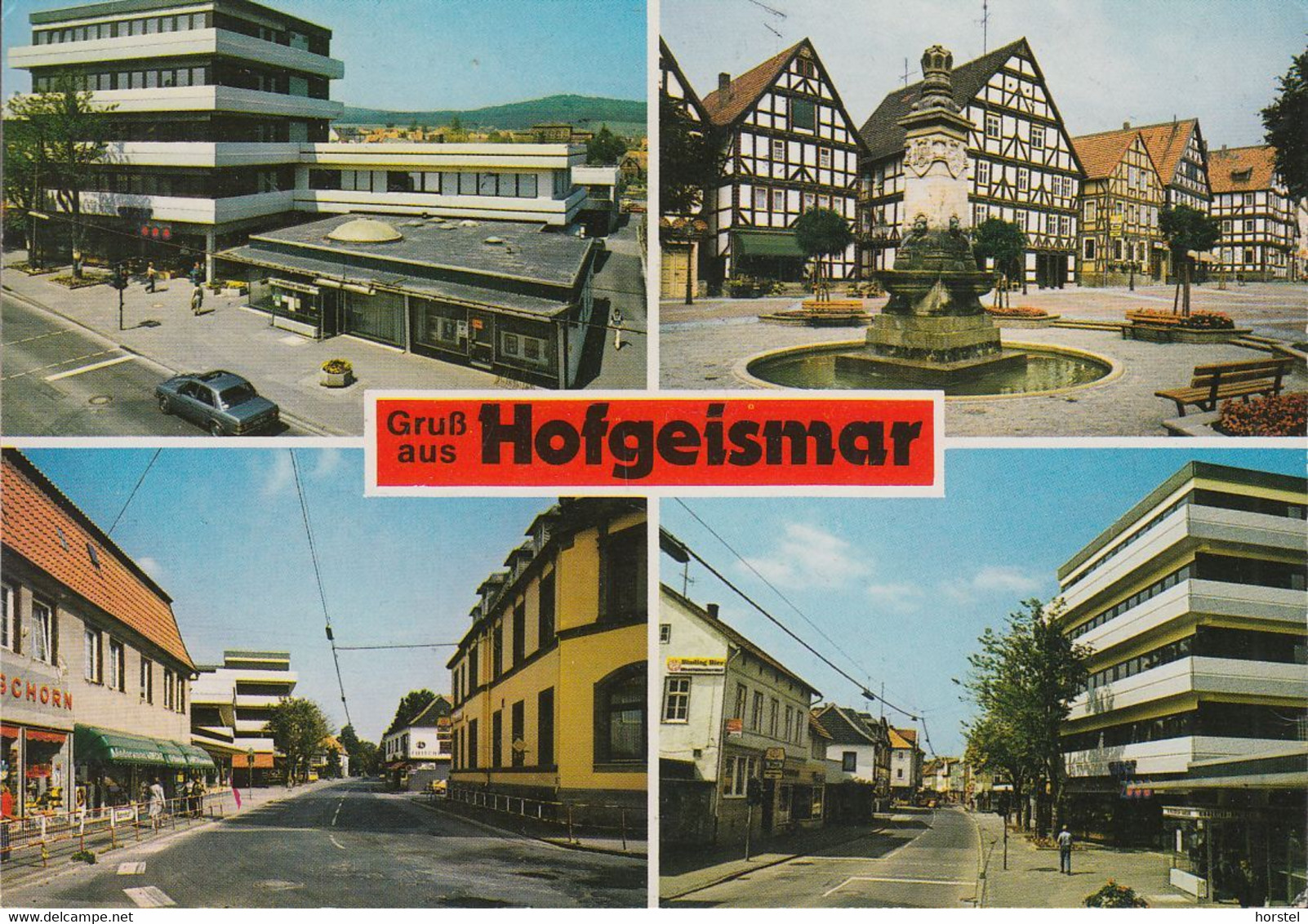 D-34369 Hofgeismar - Alte Ansichten - Straßen - Platz - Cars - Nice Stamp - Hofgeismar