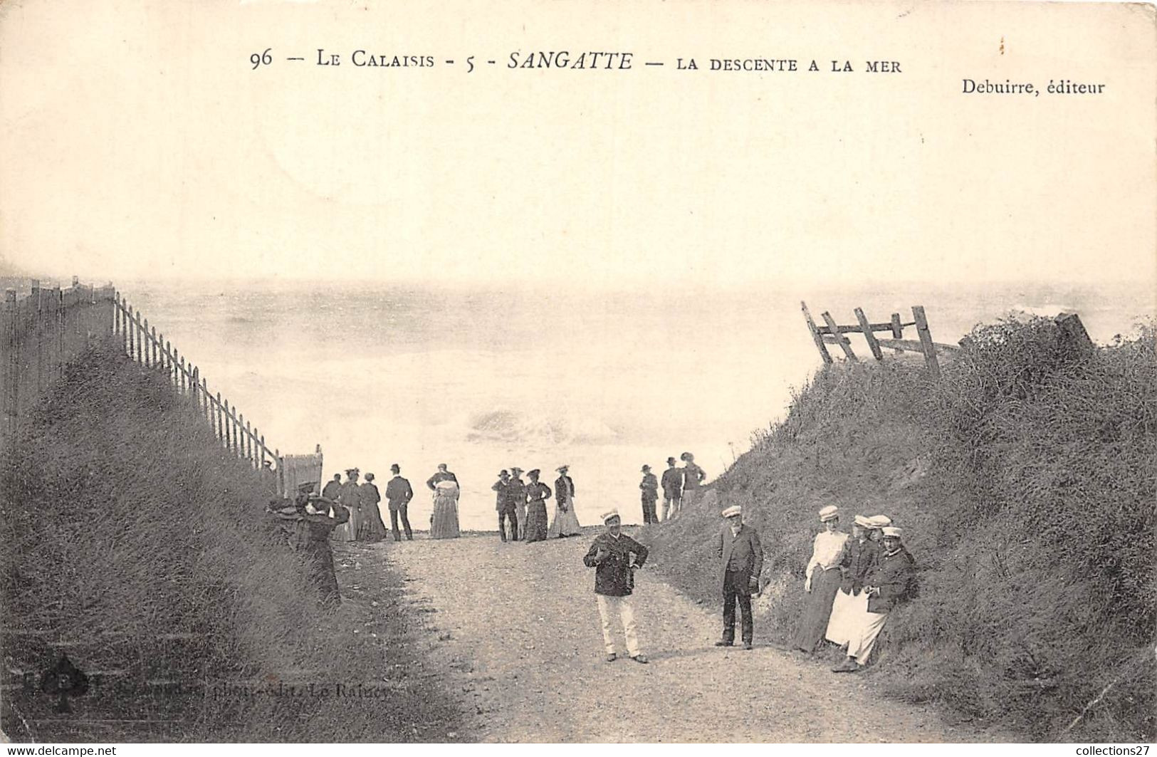 62-SANGATTE- LE CALAISIS - LA DESCENTE A LA MER - Sangatte