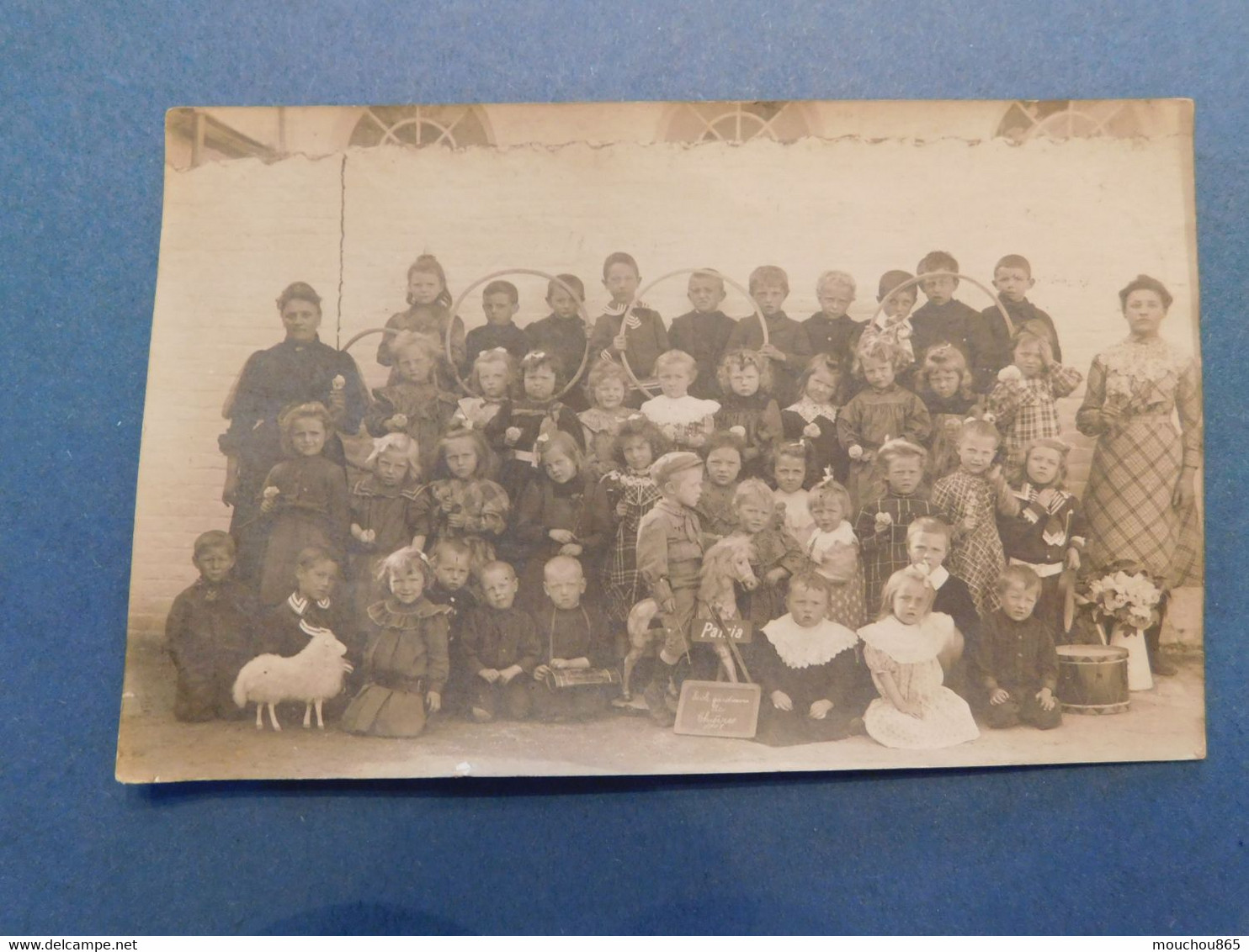 C 383 Chièvres Photo Carte école - Chièvres