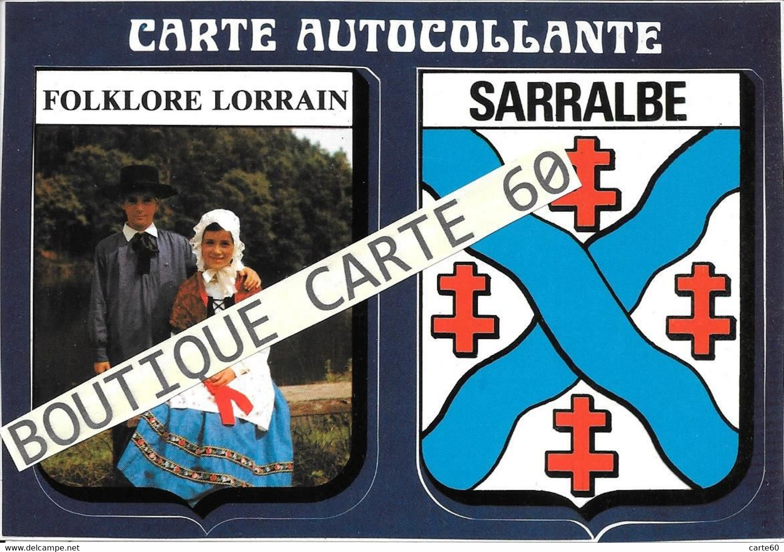 57- SARRALBE - FOLKLORE  LORRAIN   LASON  - ECUSSON HERAIDIQUE - Sarralbe