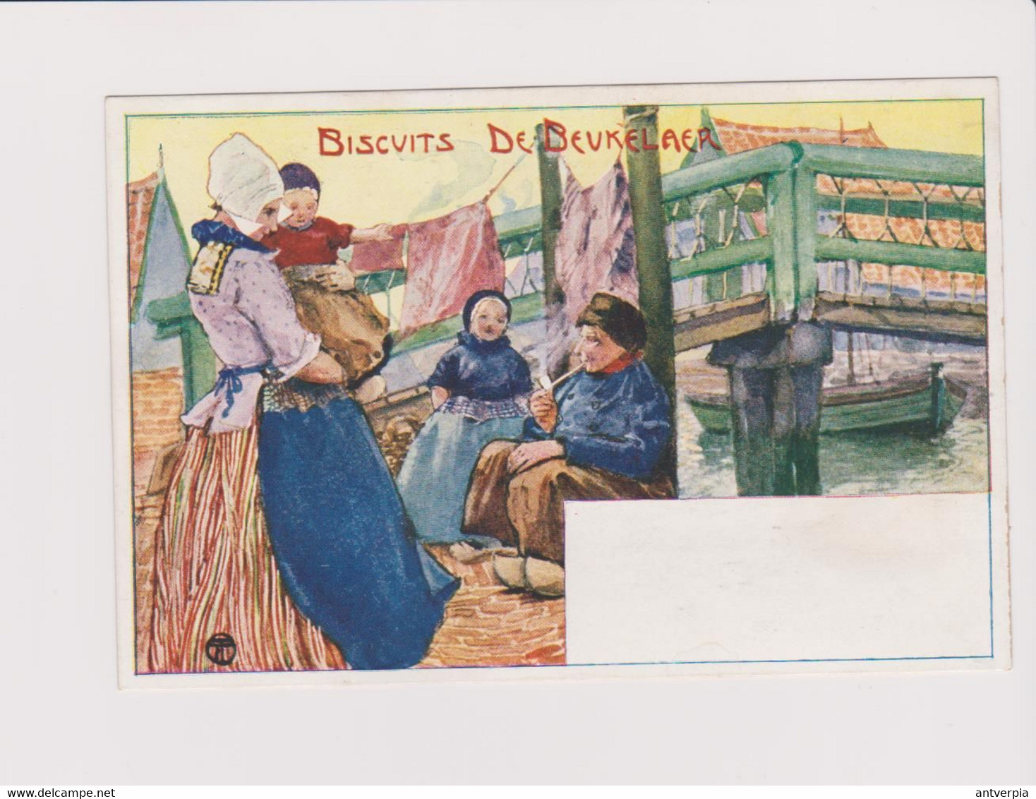 Biscuits DE BEUKELAER  Litho De FERNAND TOUSSAINT - Pubblicitari