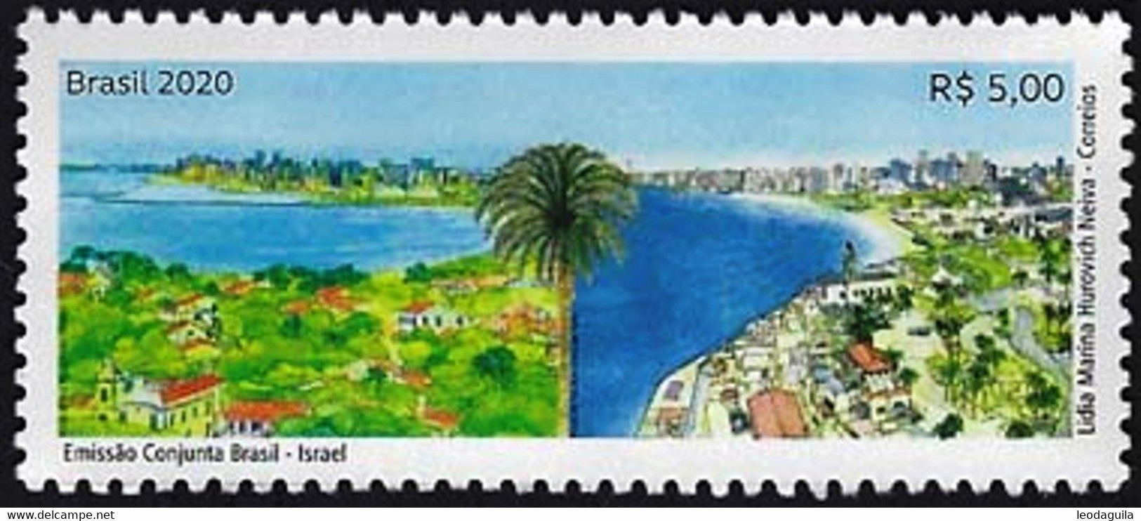 BRAZIL 2020  - ISRAEL And BRAZIL LANDSCAPE - JOINT ISSUE  - MNH - Ungebraucht