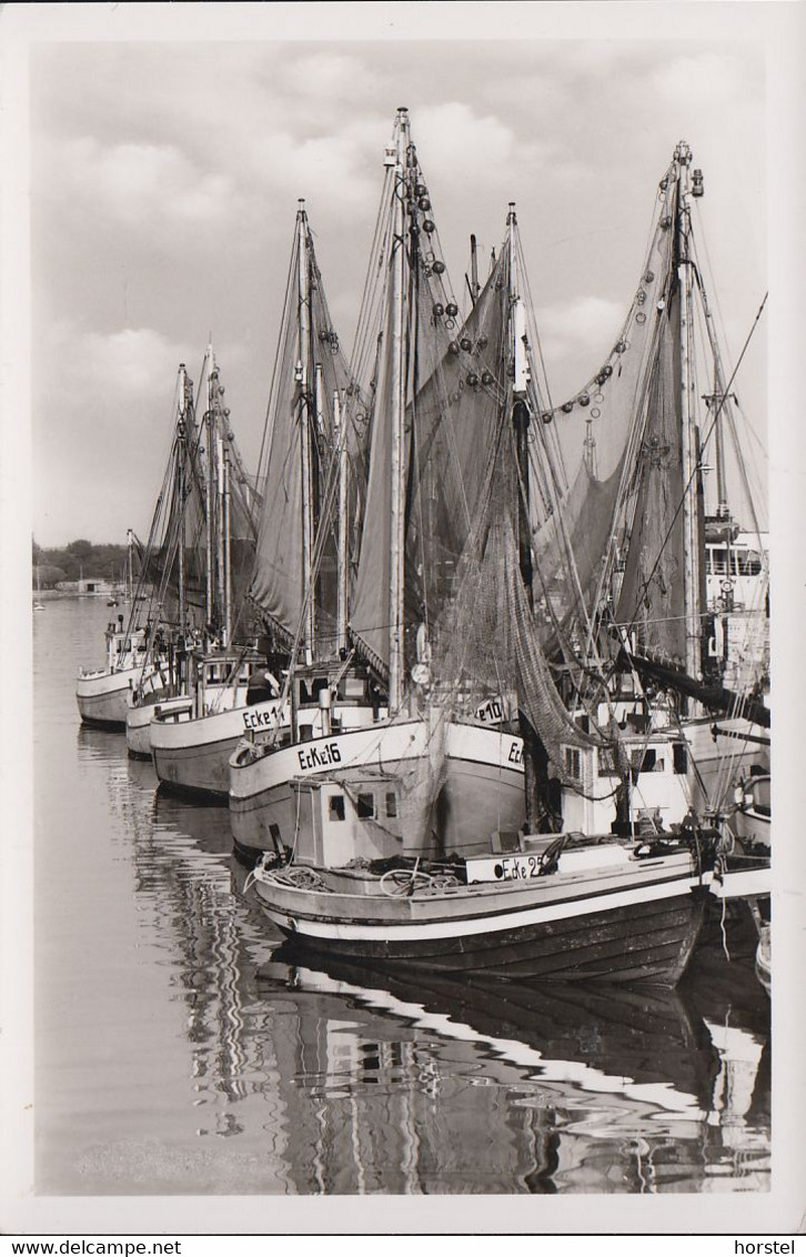 D-24340 Eckernförde - Fischkutter - (Echt Foto) - Eckernförde