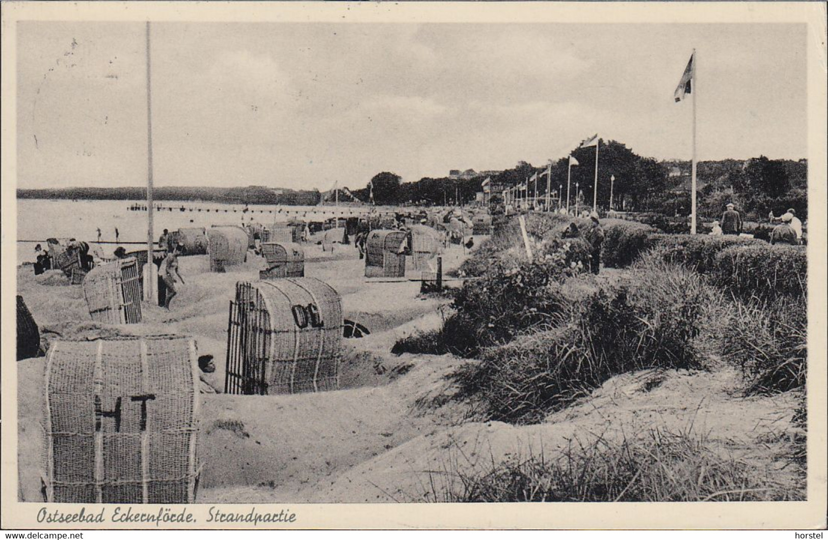 D-24340 Eckernförde - Strandpartie - Strandkörbe - Nice Stamp - Eckernfoerde